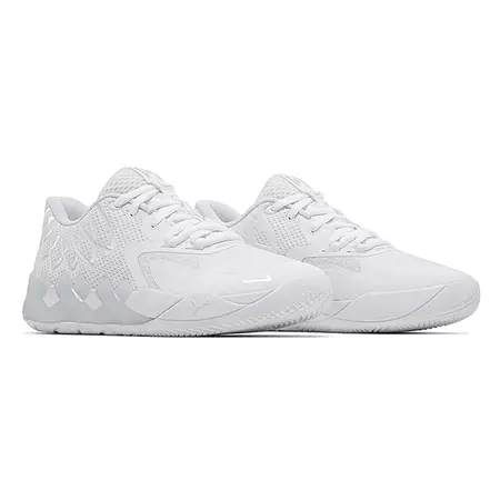 Puma LaMelo Ball MB1 Low JR. "Triple White"