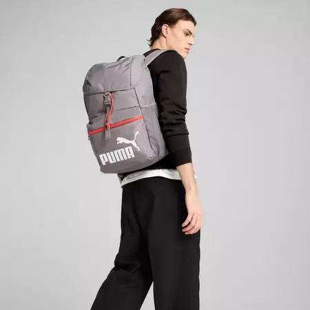 PUMA Phase Hooded Backpack "Cast Iron"