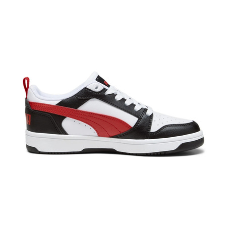 Puma Rebound V6 Lo Jr "White-For All Time Red-Black"