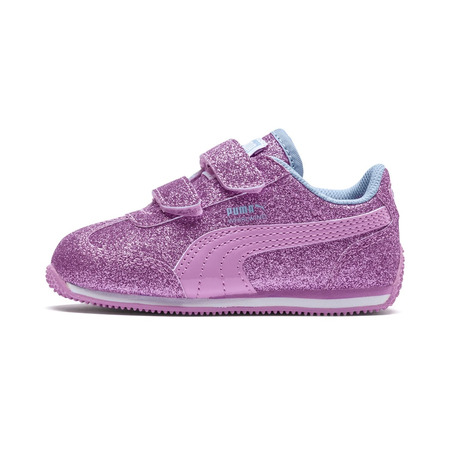 Puma Whirlwind Glitz V Kids Trainers (Orchid/CERULEAN)