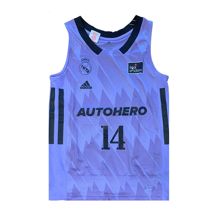 Real Madrid Camiseta Basket Niñ@ 2ª Equipación # 14 DECK #