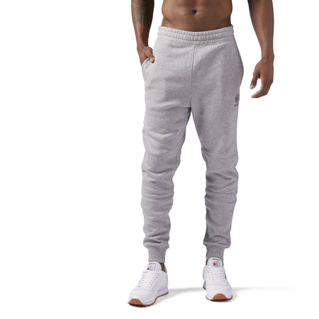 Reebok Classic Fleece Franchise Pants (Medium Grey Heather)