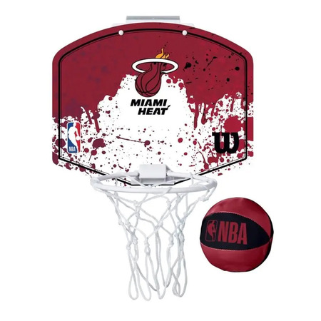 Set Minicanasta Wilson Team Mini Hoop NBA Miami HEAT