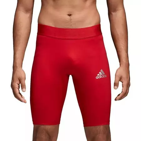 Adidas Techfit AEROREADY Short Tights "Team Red"