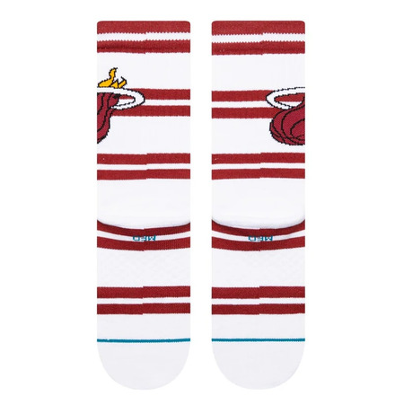 Stance Casual Prep Miami Heat Crew Socks