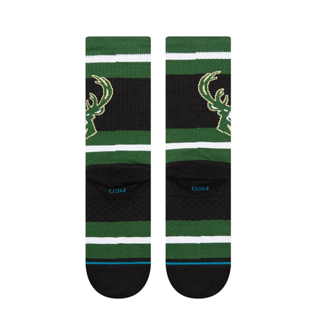 Stance Casual Prep Milwaukee Bucks Crew Socks