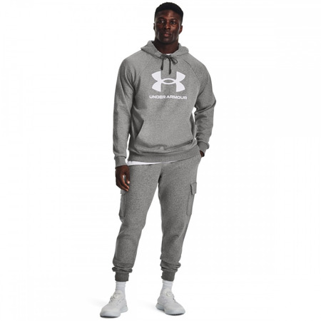 Under Armour Rival Fleece Logo Hoodie "Grey"