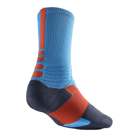 Calcetines Nike Hyper Elite Basket Crew (448/azul/gris/naranja)