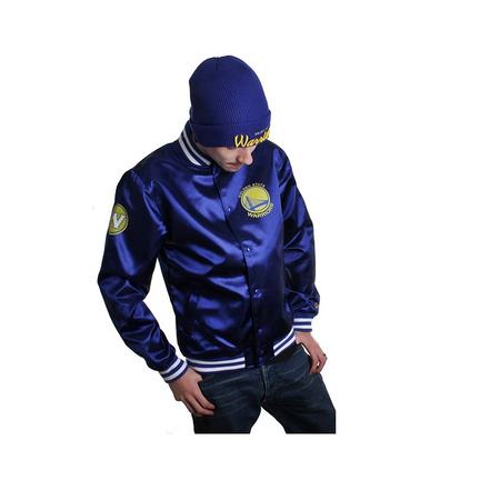 New Era Tip Off Sateen Bomber Golden State Warriors