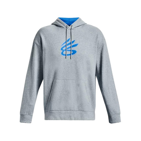 UA Curry Big Splash Pollover Hoodie "Blue-Grey"