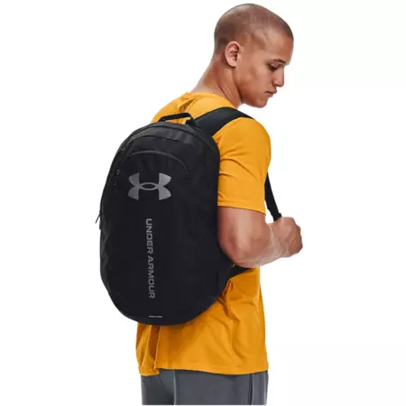 UA Hustle Lite Backpack "Black-Pitch Gray"