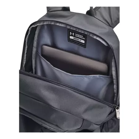 UA Hustle Lite Backpack "Pitch Gray-Black"