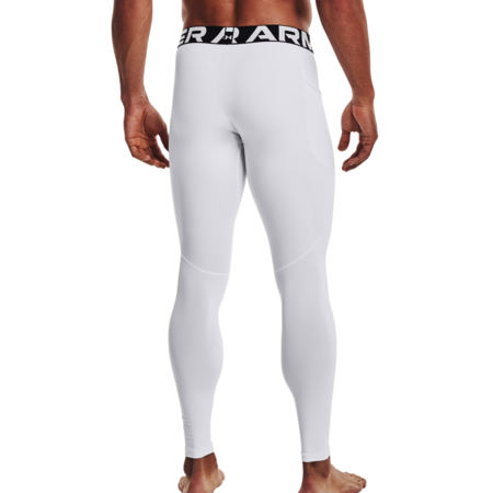 UA Men's ColdGear® Armour Leggings "White"