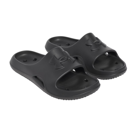 UA Men's Locker V Slides "Black"