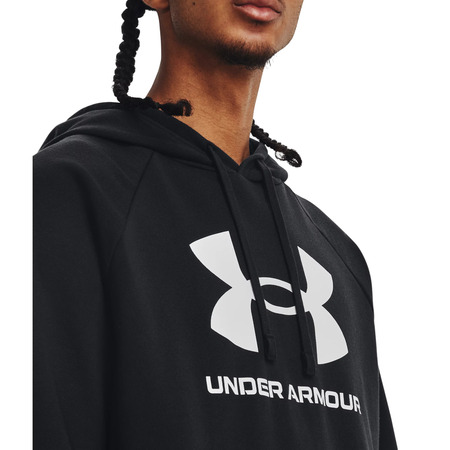 UA Men's Rival Fleece Logo Hoodie "Black"