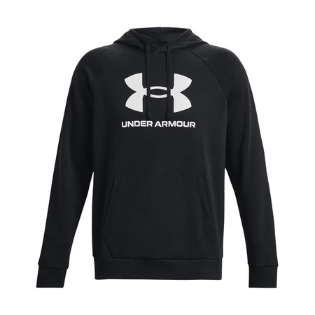 UA Men's Rival Fleece Logo Hoodie "Black"