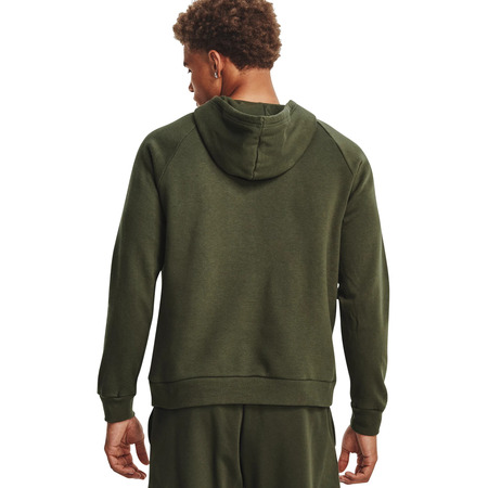 UA Men's Rival Fleece Logo Hoodie "Marine OD Green"