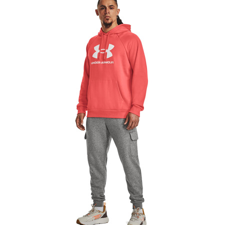 UA Men's Rival Fleece Logo Hoodie "Venom Red"