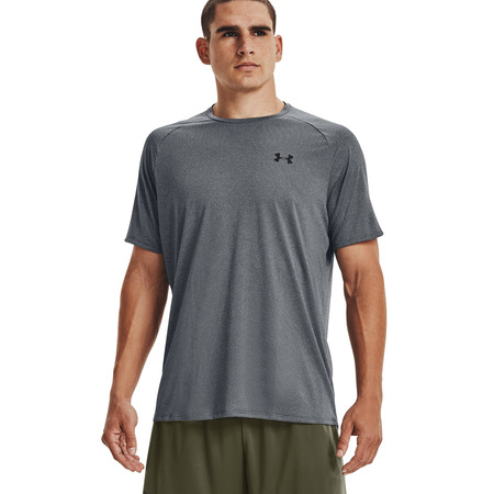 UA  Men's Tech™ 2.0 Textured Short Sleeve T-Shirt "Pitch Gray"