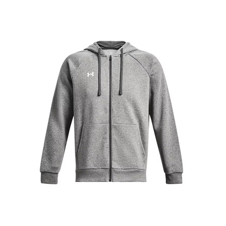 UA Rival Fleece FZ Hoodie "Castlerock Light Heather"