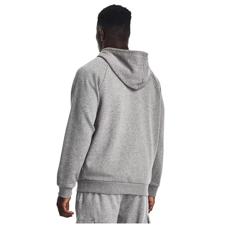 UA Rival Fleece FZ Hoodie "Castlerock Light Heather"