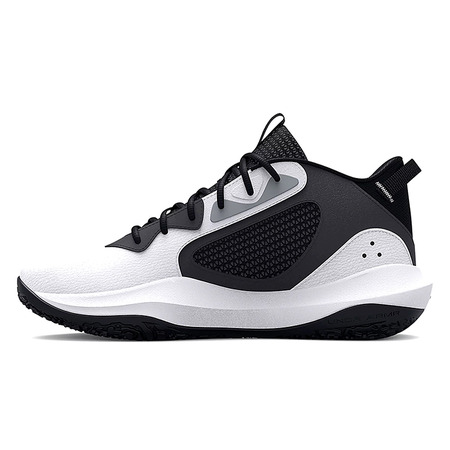 Under Armour Basketball Unisex Lockdown 6 "White-Jet Gray"