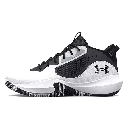 Under Armour Basketball Unisex Lockdown 6 "White-Jet Gray"