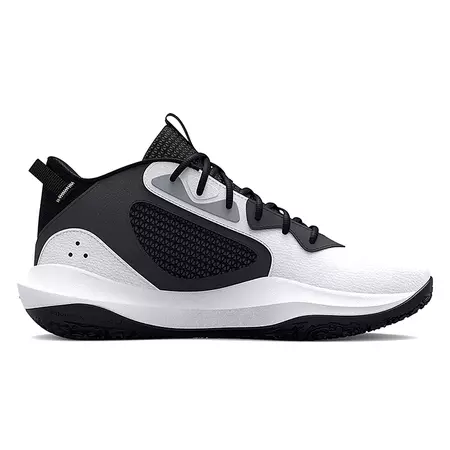 Under Armour Basketball Unisex Lockdown 6 "White-Jet Gray"