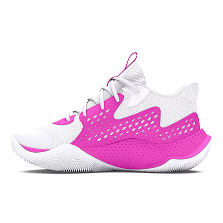 Under Armour GS Jet '23 Jr. "White Pink Gold"