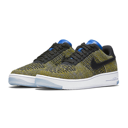 Wmns Air Force 1 Flyknit Low "Warriors" (002/black/team red/clear jade)