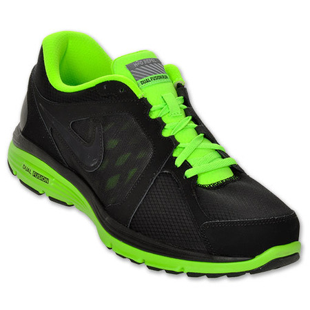 Nike Dual Fusion Run Shld (001/negro/verde lima)