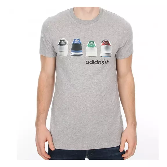 Adidas Originals Camiseta Shoe Tab (Gris)