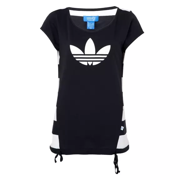 Adidas Camiseta Mujer Logo (negro/blanco)