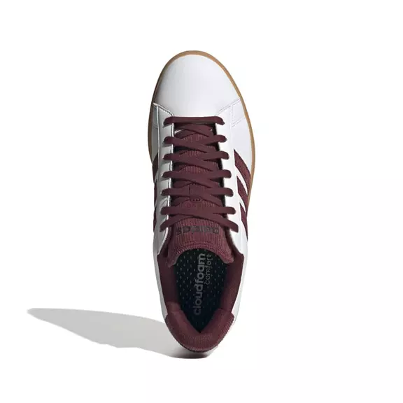 Adidas GRAND COURT 2.0 "White-Burgundy"