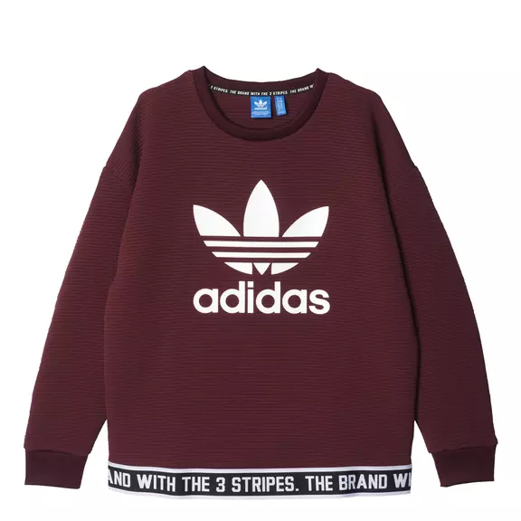 Adidas Originals Trefoil Swatshirt Femme (maroon)