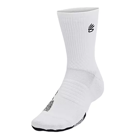 Calcetines Curry UA AD Playmaker Mid "White Black"