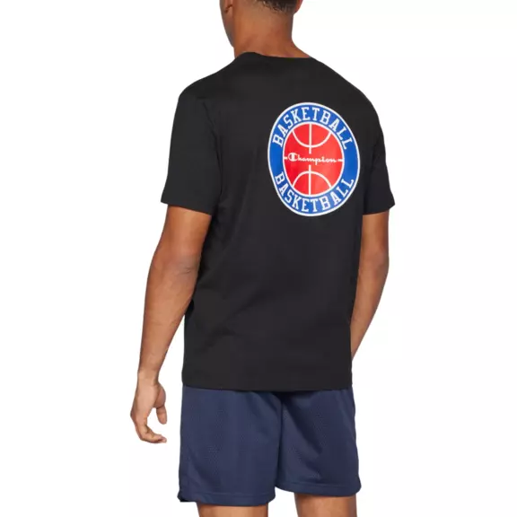 Champion Basketball Inspired Logo T-Shirt "Black"