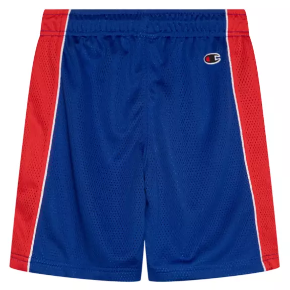 Champion Basketball Kids Inspired Logo Short "Blue-Red"