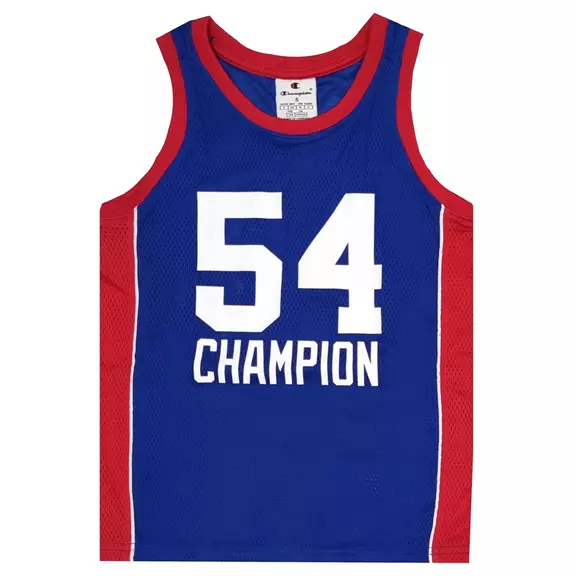 Champion Basketball Kids Inspired Logo Tank Top "Blue-Red"