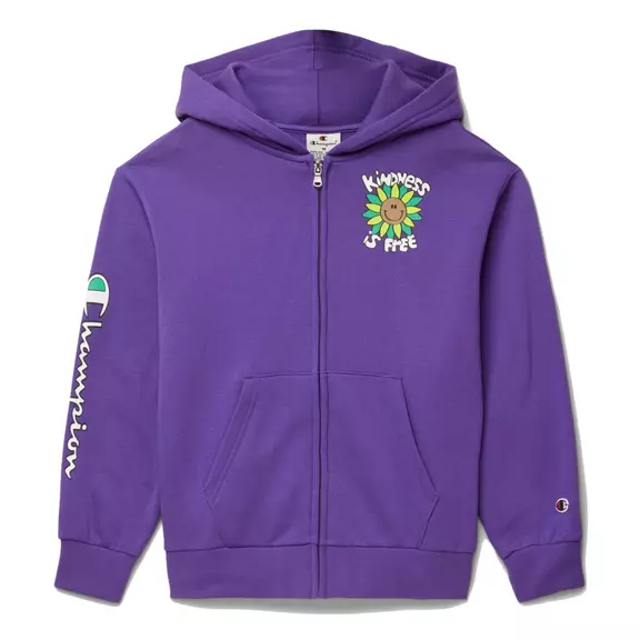 Champion Kids Fleece Full Zip Hoodie "Flowers"