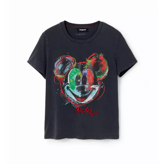 Desigual Arty Mickey Mouse T-shirt "Black"