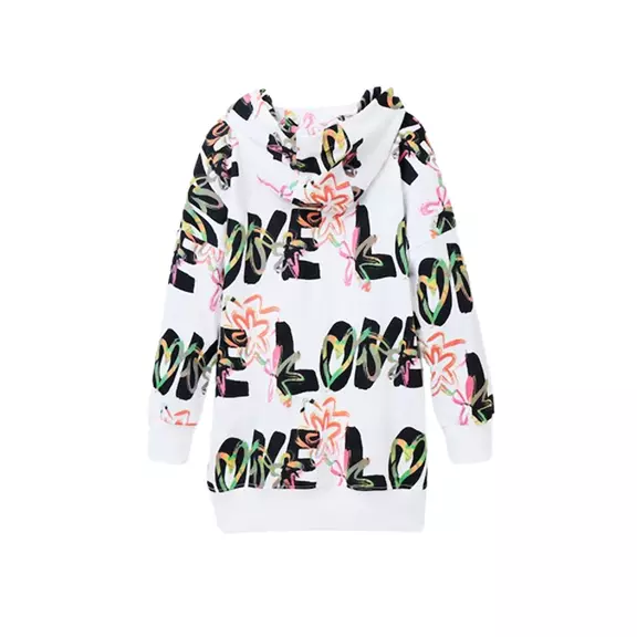 Desigual Girls Love Sweatshirt Dress