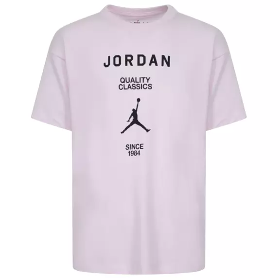 Jordan Girld JDB W J Girlfriend Graphic Tee "Artic Pink"