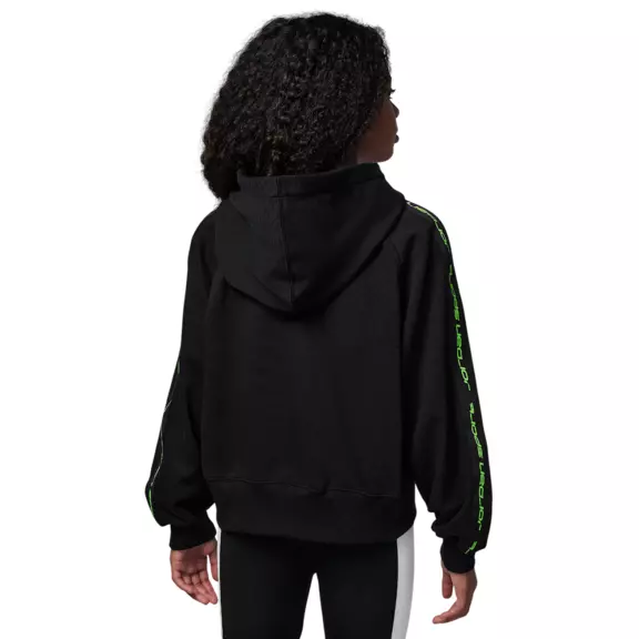 Jordan Girls JFG Dri-FIT Sport Pollover Hooodie "Black"