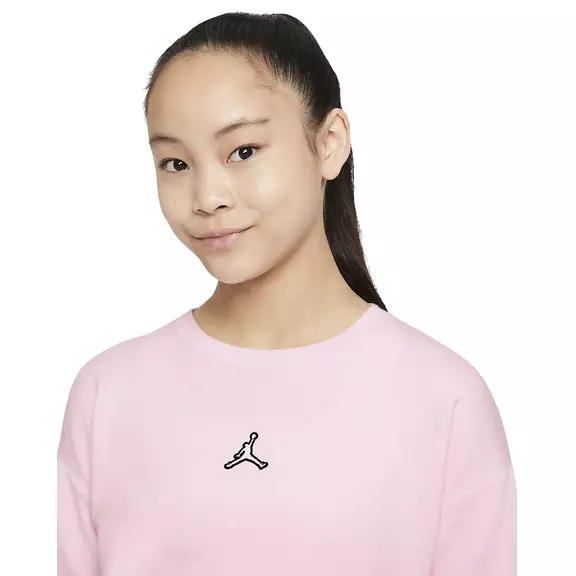 Jordan Girls Jumpman Essentials Crew Sweater "Pink Foam"