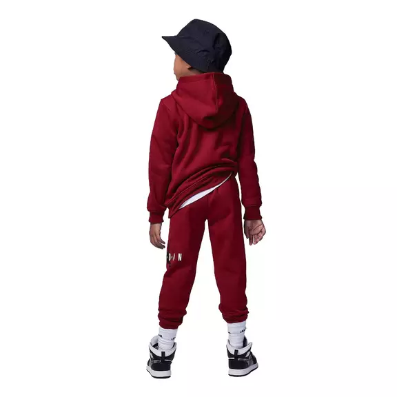 Jordan Infants Jumpman Sustainable Pullover Hood and Joggers Set "Gym Red"