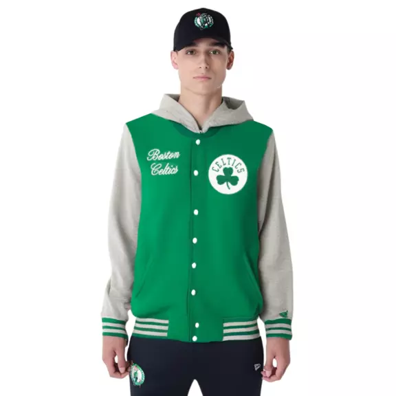 New Era NBA Boston Celtics Throwback Prep Jacket