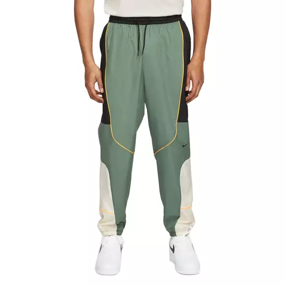 Nike Throwback Men's Basketball Pants "Dutch Green-Muilticolor"