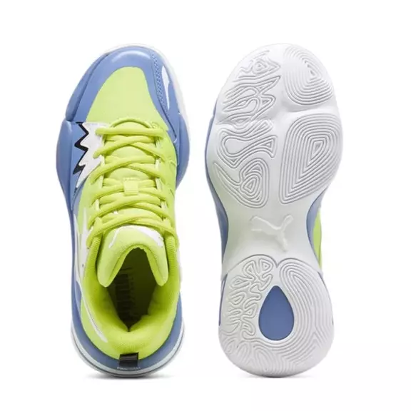 Puma Basketball Genetics JR. "Electric Lime-Blue"