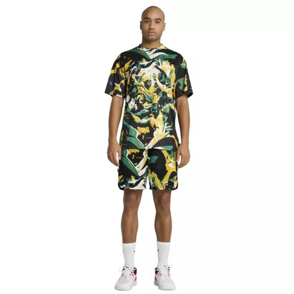 Puma Basketball Rival Rage Short AOP "Archive Green"